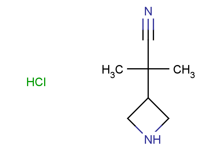 2-(azetidin-3-yl)-2-methylpropanenitrile hydrochloride