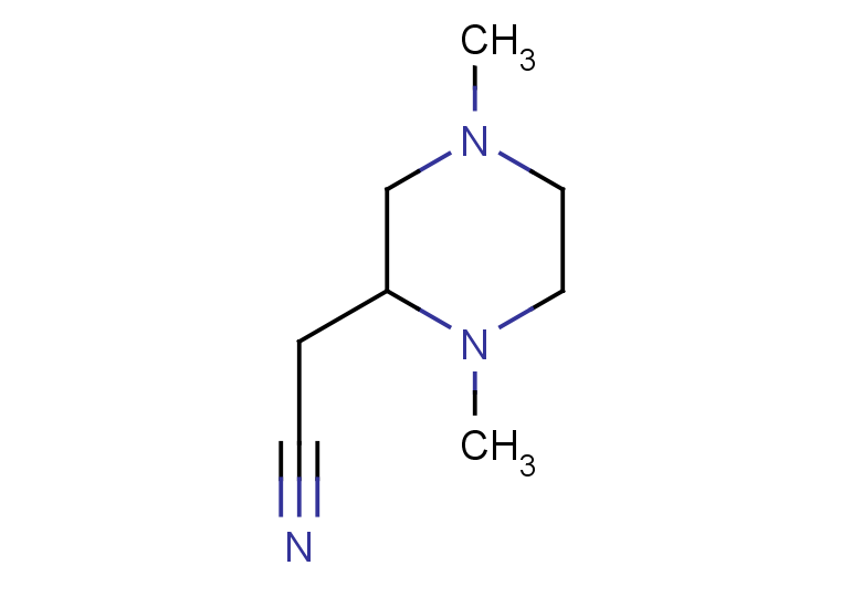 2-(1,4-dimethylpiperazin-2-yl)acetonitrile