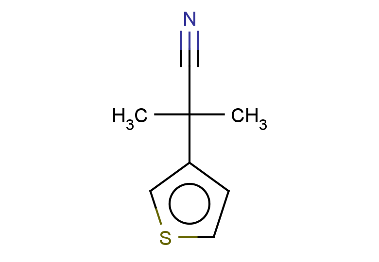2-methyl-2-(thiophen-3-yl)propanenitrile