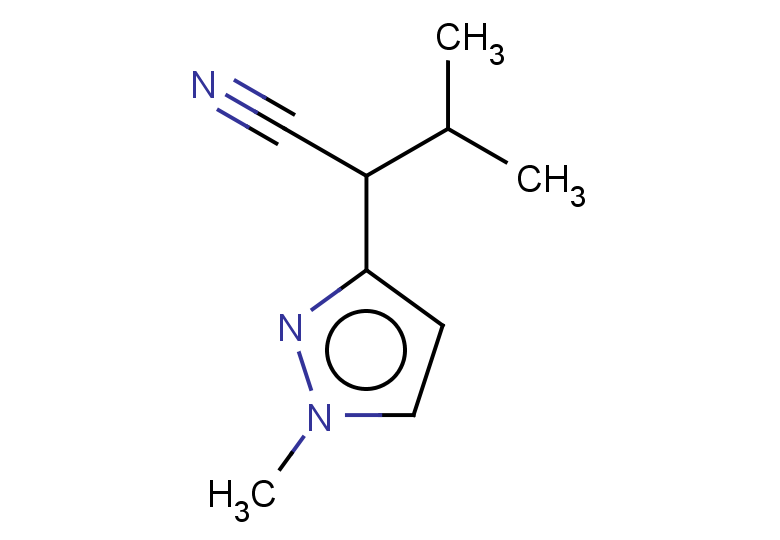 3-methyl-2-(1-methyl-1H-pyrazol-3-yl)butanenitrile