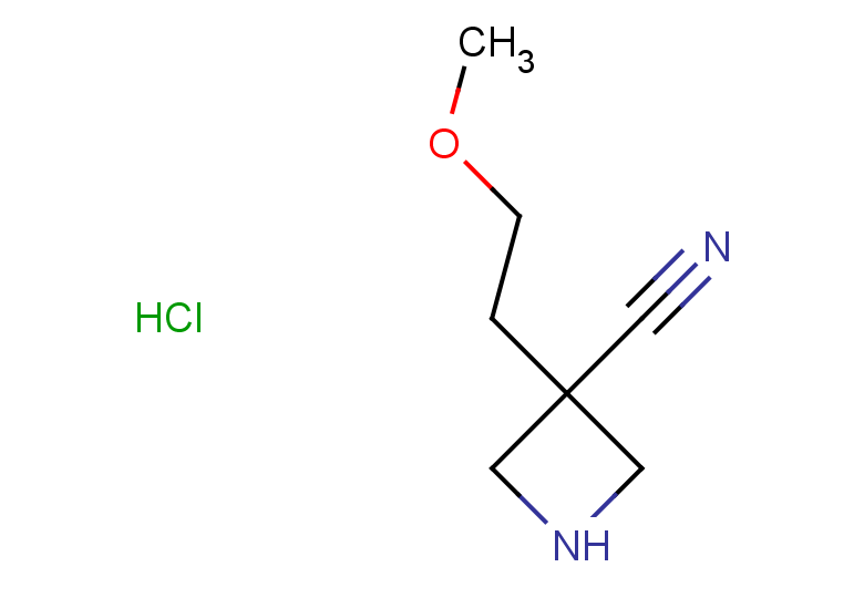 3-(2-methoxyethyl)azetidine-3-carbonitrile hydrochloride