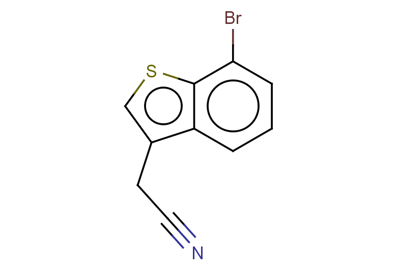 2-(7-bromo-1-benzothiophen-3-yl)acetonitrile