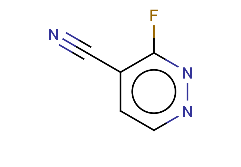 3-fluoropyridazine-4-carbonitrile
