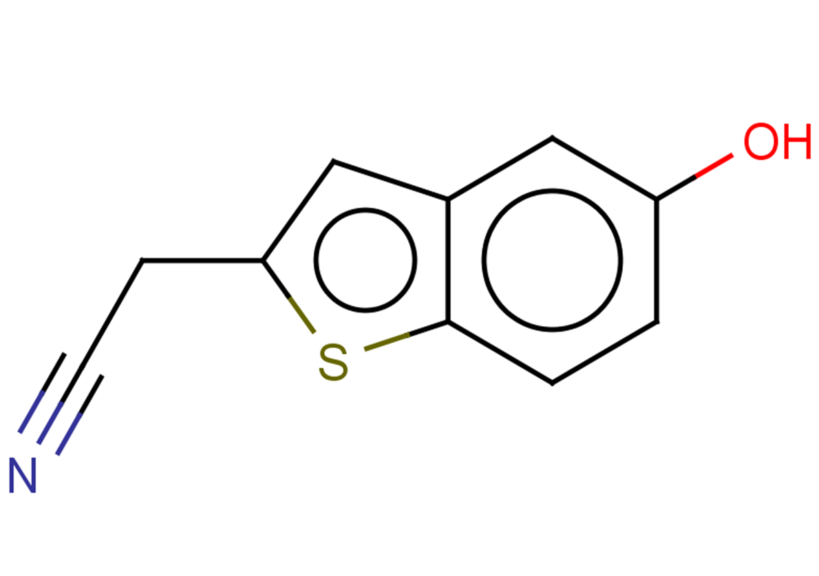 2-(5-hydroxy-1-benzothiophen-2-yl)acetonitrile
