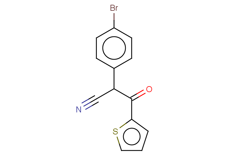 2-(4-bromophenyl)-3-oxo-3-(thiophen-2-yl)propanenitrile