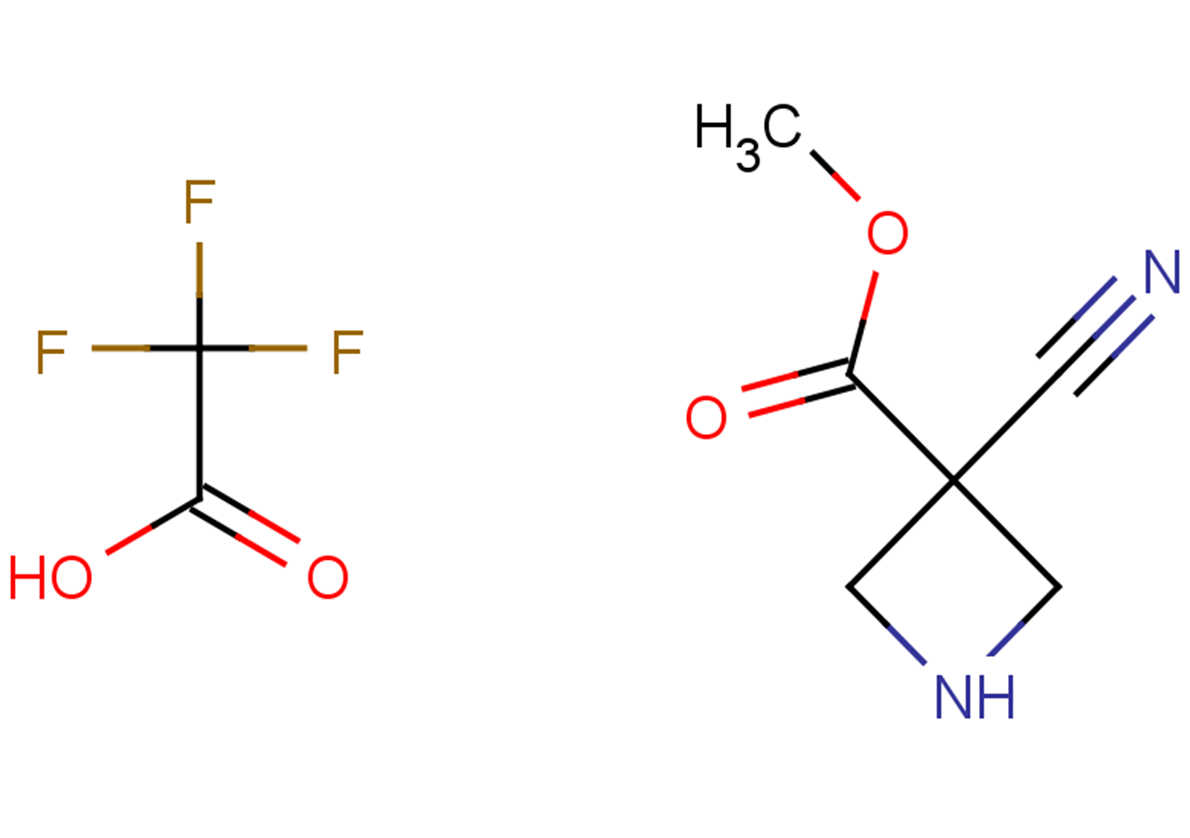 methyl 3-cyanoazetidine-3-carboxylate, trifluoroacetic acid