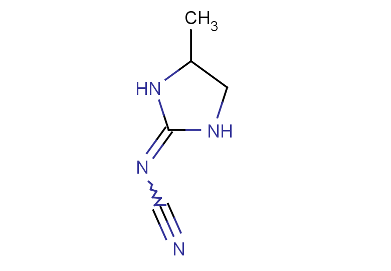 [(4-methylimidazolidin-2-ylidene)amino]carbonitrile