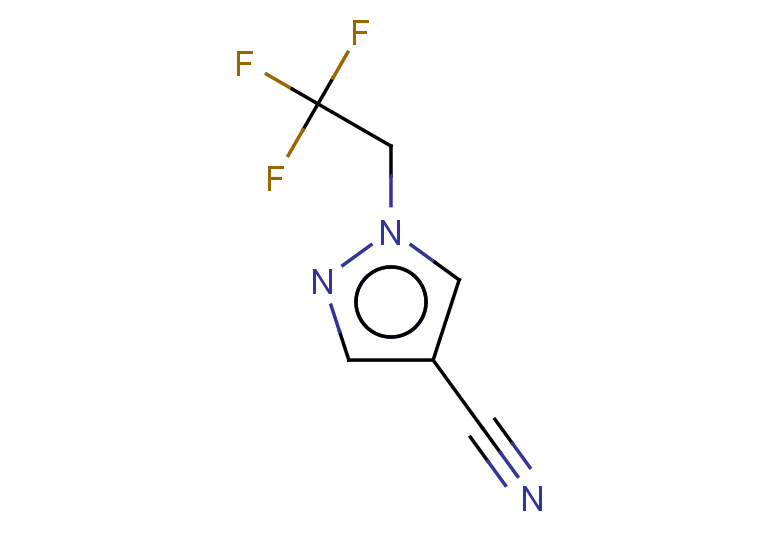 1-(2,2,2-trifluoroethyl)-1H-pyrazole-4-carbonitrile