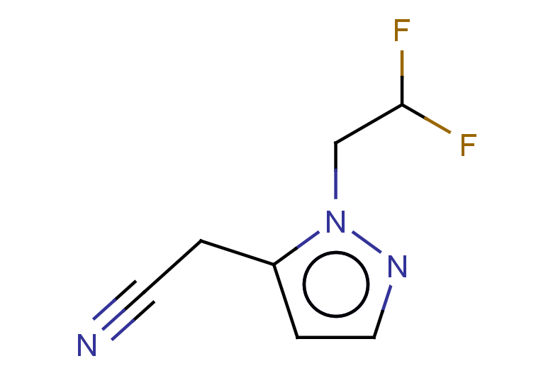 2-[1-(2,2-difluoroethyl)-1H-pyrazol-5-yl]acetonitrile