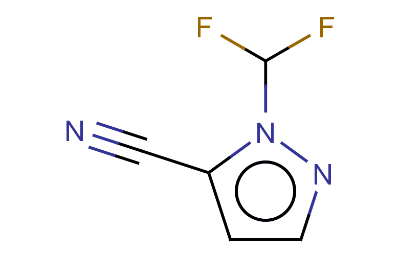 1-(DIFLUOROMETHYL)-1H-PYRAZOLE-5-CARBONITRILE