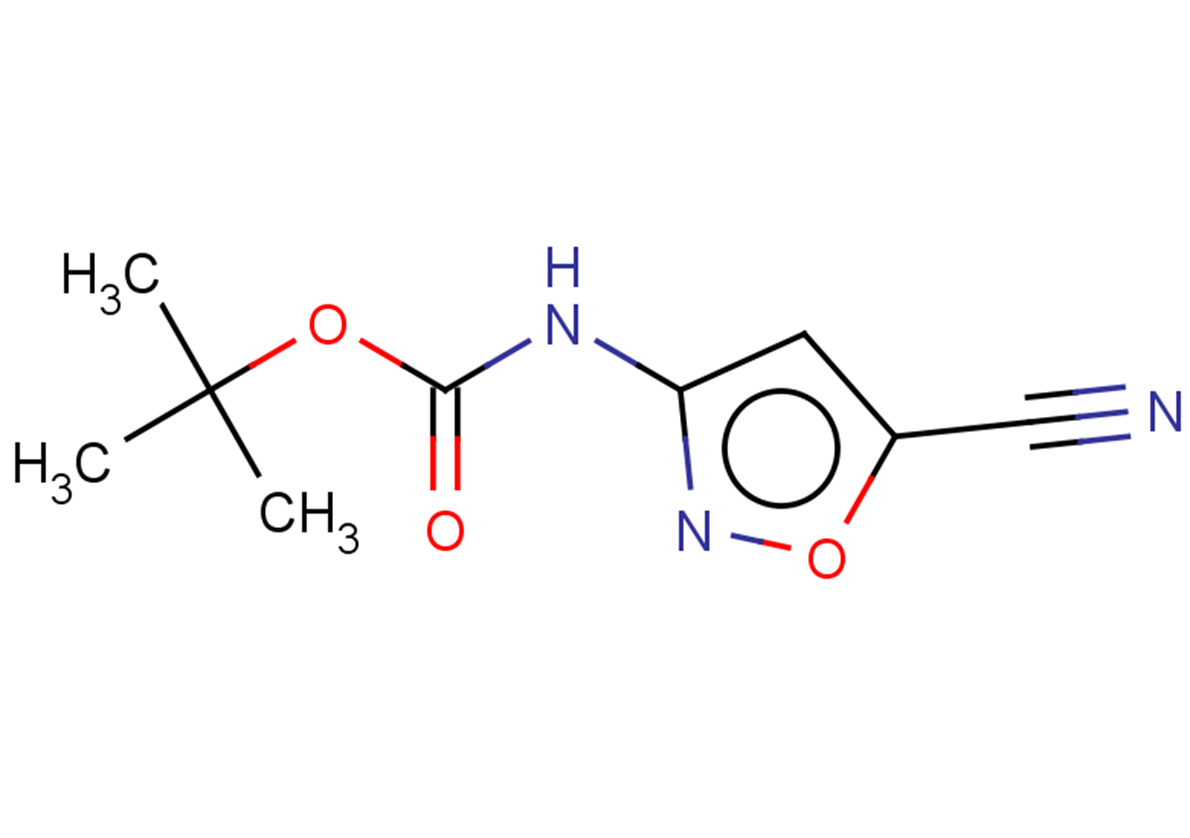 tert-butyl N-(5-cyano-1,2-oxazol-3-yl)carbamate