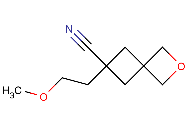 6-(2-methoxyethyl)-2-oxaspiro[3.3]heptane-6-carbonitrile
