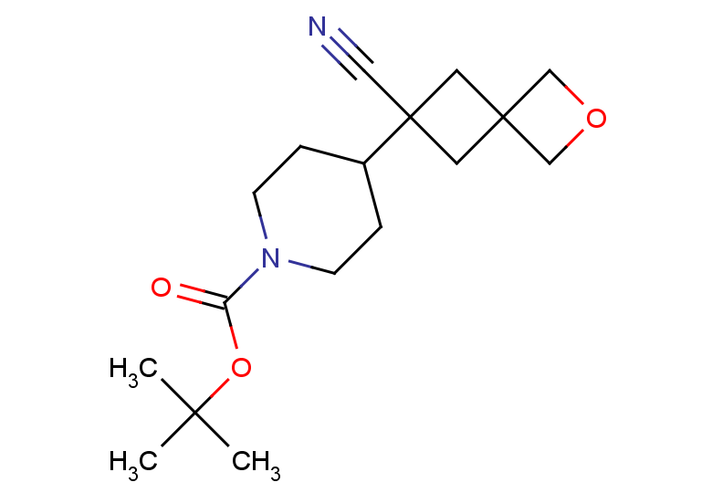 tert-butyl 4-{6-cyano-2-oxaspiro[3.3]heptan-6-yl}piperidine-1-carboxylate