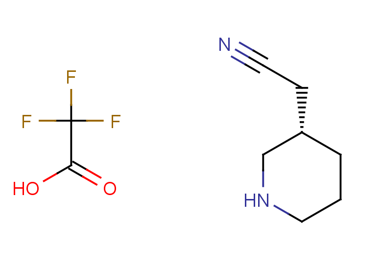 2,2,2-trifluoroacetic acid; 2-[(3S)-piperidin-3-yl]acetonitrile