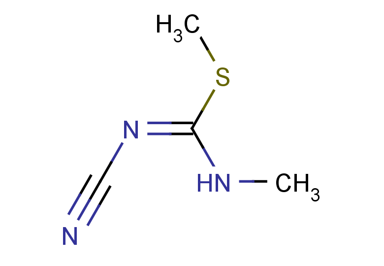 (E)-N'-cyano-N-methyl(methylsulfanyl)methanimidamide