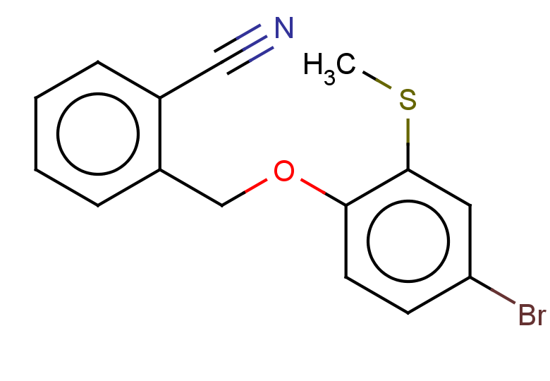 2-[4-bromo-2-(methylsulfanyl)phenoxymethyl]benzonitrile