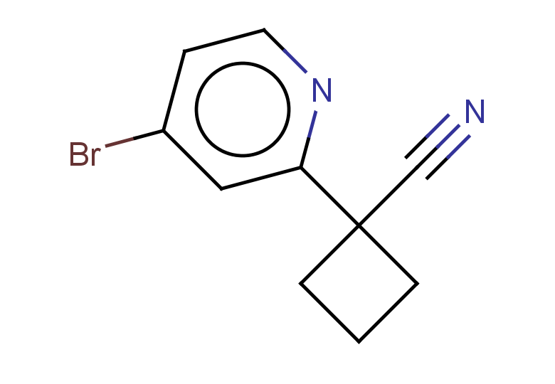 1-(4-bromopyridin-2-yl)cyclobutane-1-carbonitrile