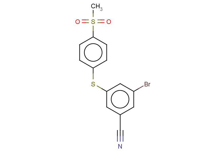 3-bromo-5-[(4-methanesulfonylphenyl)sulfanyl]benzonitrile
