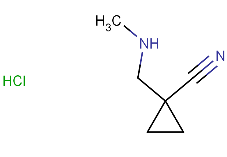 1-[(methylamino)methyl]cyclopropane-1-carbonitrile hydrochloride