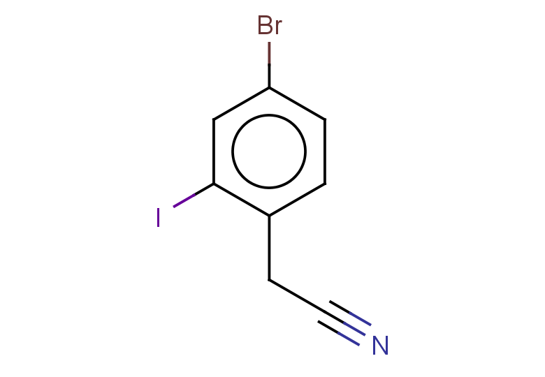 2-(4-bromo-2-iodophenyl)acetonitrile
