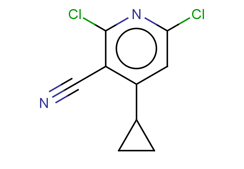 2,6-dichloro-4-cyclopropylpyridine-3-carbonitrile