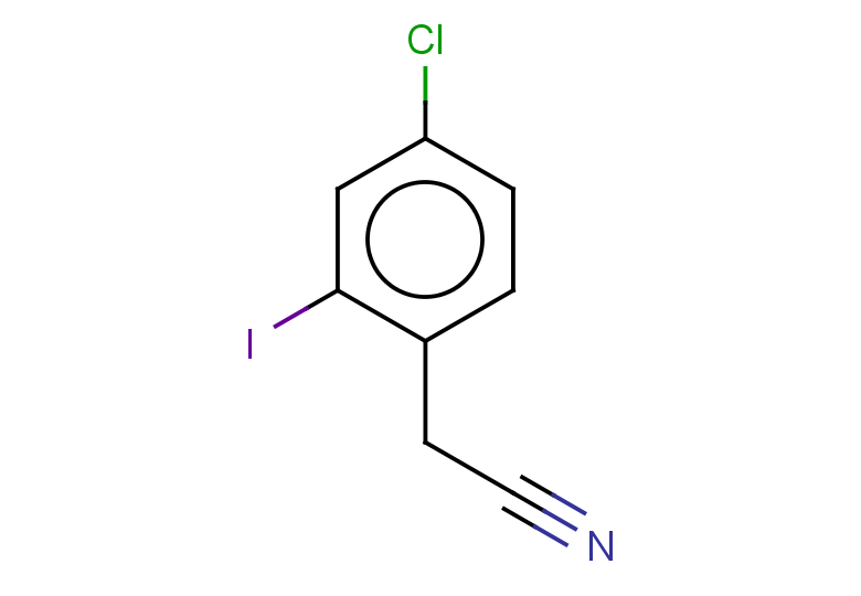 2-(4-chloro-2-iodophenyl)acetonitrile