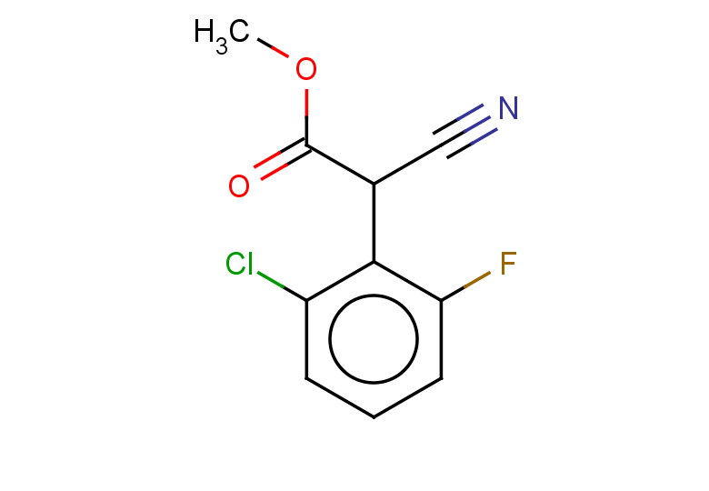 methyl 2-(2-chloro-6-fluorophenyl)-2-cyanoacetate