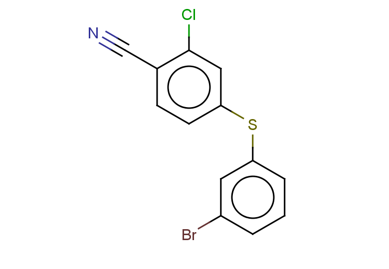 4-[(3-bromophenyl)sulfanyl]-2-chlorobenzonitrile