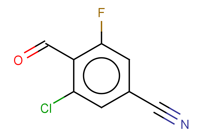 3-chloro-5-fluoro-4-formylbenzonitrile