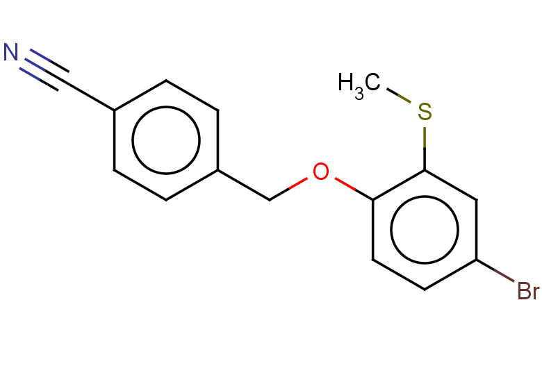 4-[4-bromo-2-(methylsulfanyl)phenoxymethyl]benzonitrile