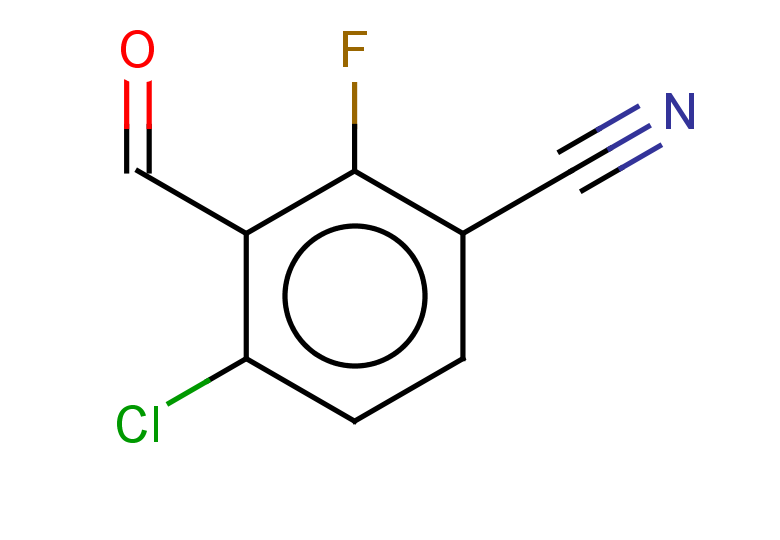 4-chloro-2-fluoro-3-formylbenzonitrile