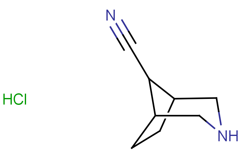 3-azabicyclo[3.2.1]octane-8-carbonitrile hydrochloride