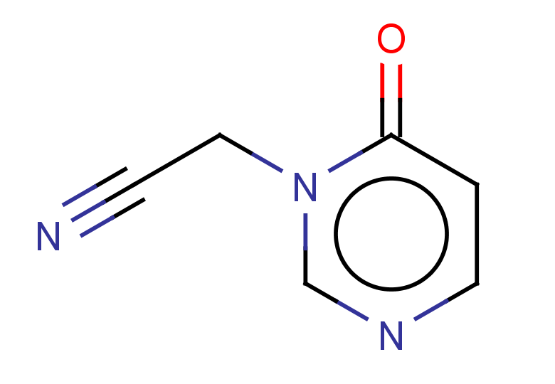 2-(6-oxo-1,6-dihydropyrimidin-1-yl)acetonitrile