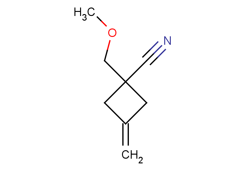 1-(methoxymethyl)-3-methylidenecyclobutane-1-carbonitrile