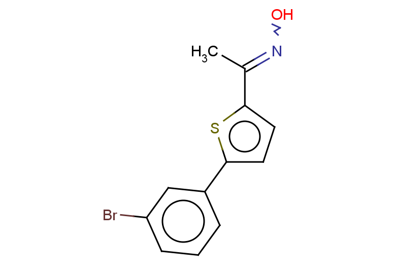 N-{1-[5-(3-bromophenyl)thiophen-2-yl]ethylidene}hydroxylamine, Mixture of isomers