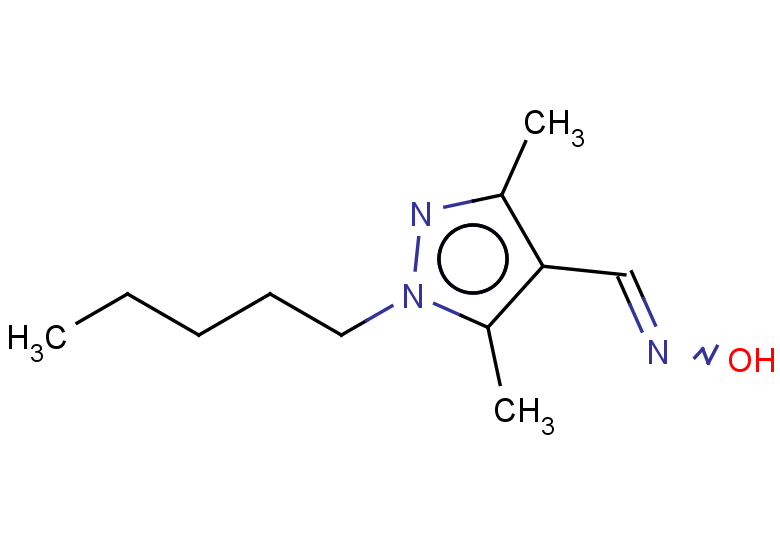 N-[(3,5-dimethyl-1-pentyl-1H-pyrazol-4-yl)methylidene]hydroxylamine