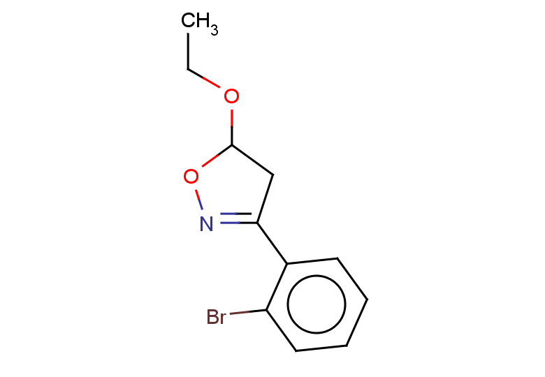 3-(2-bromophenyl)-5-ethoxy-4,5-dihydro-1,2-oxazole