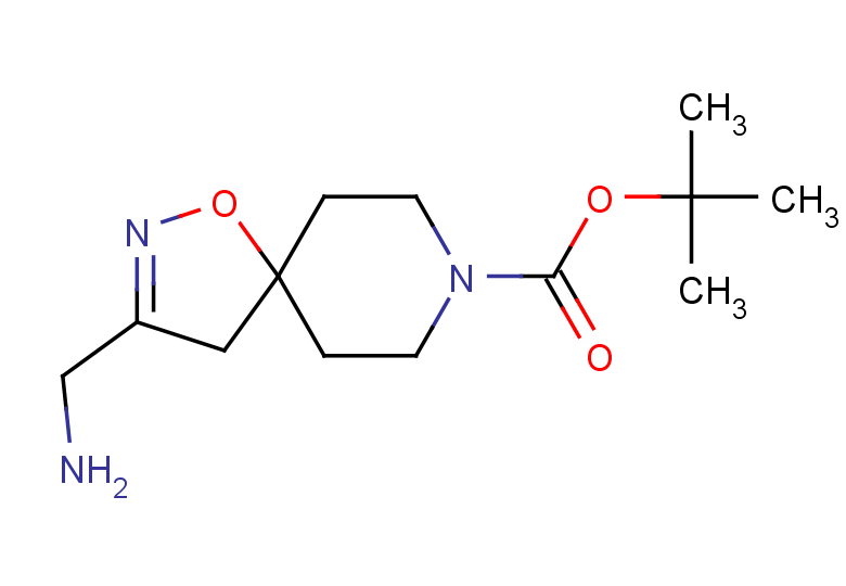 tert-butyl 3-(aminomethyl)-1-oxa-2,8-diazaspiro[4.5]dec-2-ene-8-carboxylate