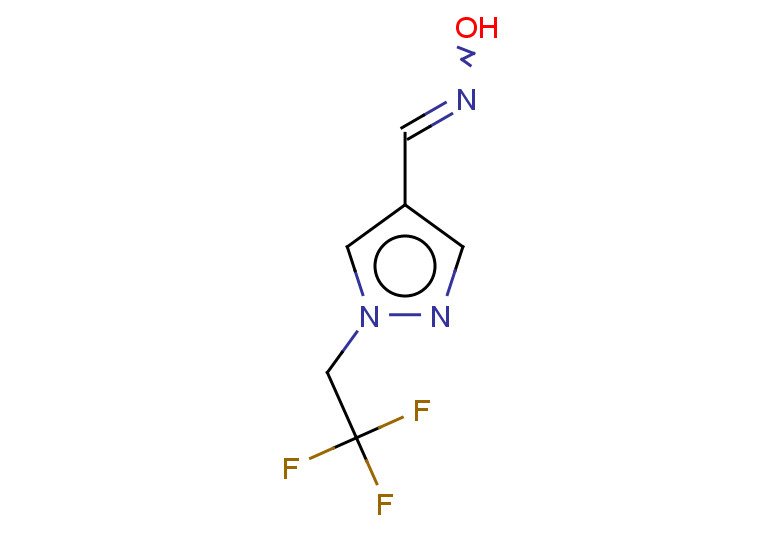N-{[1-(2,2,2-trifluoroethyl)-1H-pyrazol-4-yl]methylidene}hydroxylamine