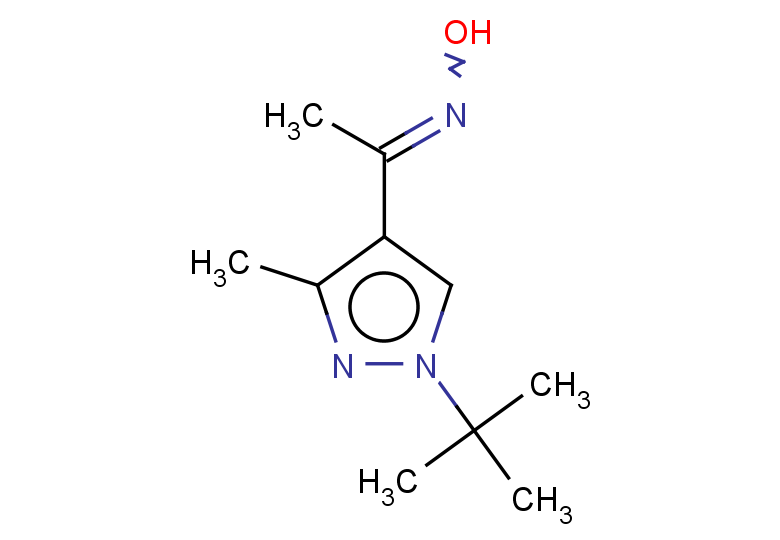 N-[1-(1-tert-butyl-3-methyl-1H-pyrazol-4-yl)ethylidene]hydroxylamine