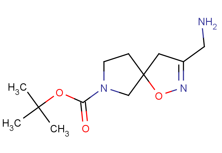 tert-butyl 3-(aminomethyl)-1-oxa-2,7-diazaspiro[4.4]non-2-ene-7-carboxylate