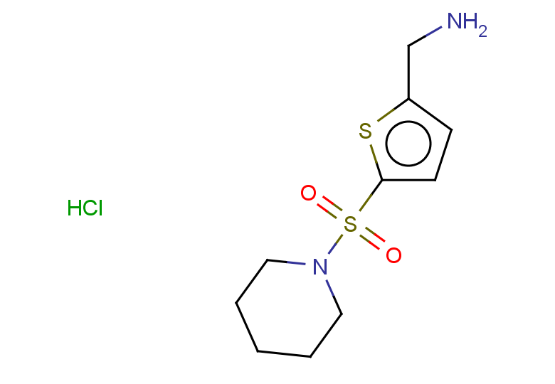 [5-(piperidine-1-sulfonyl)thiophen-2-yl]methanamine hydrochloride