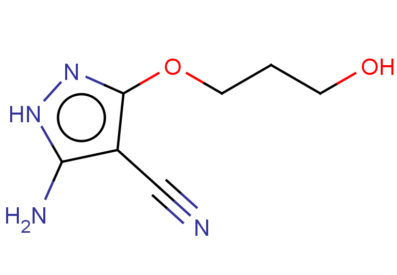 5-amino-3-(3-hydroxypropoxy)-1H-pyrazole-4-carbonitrile