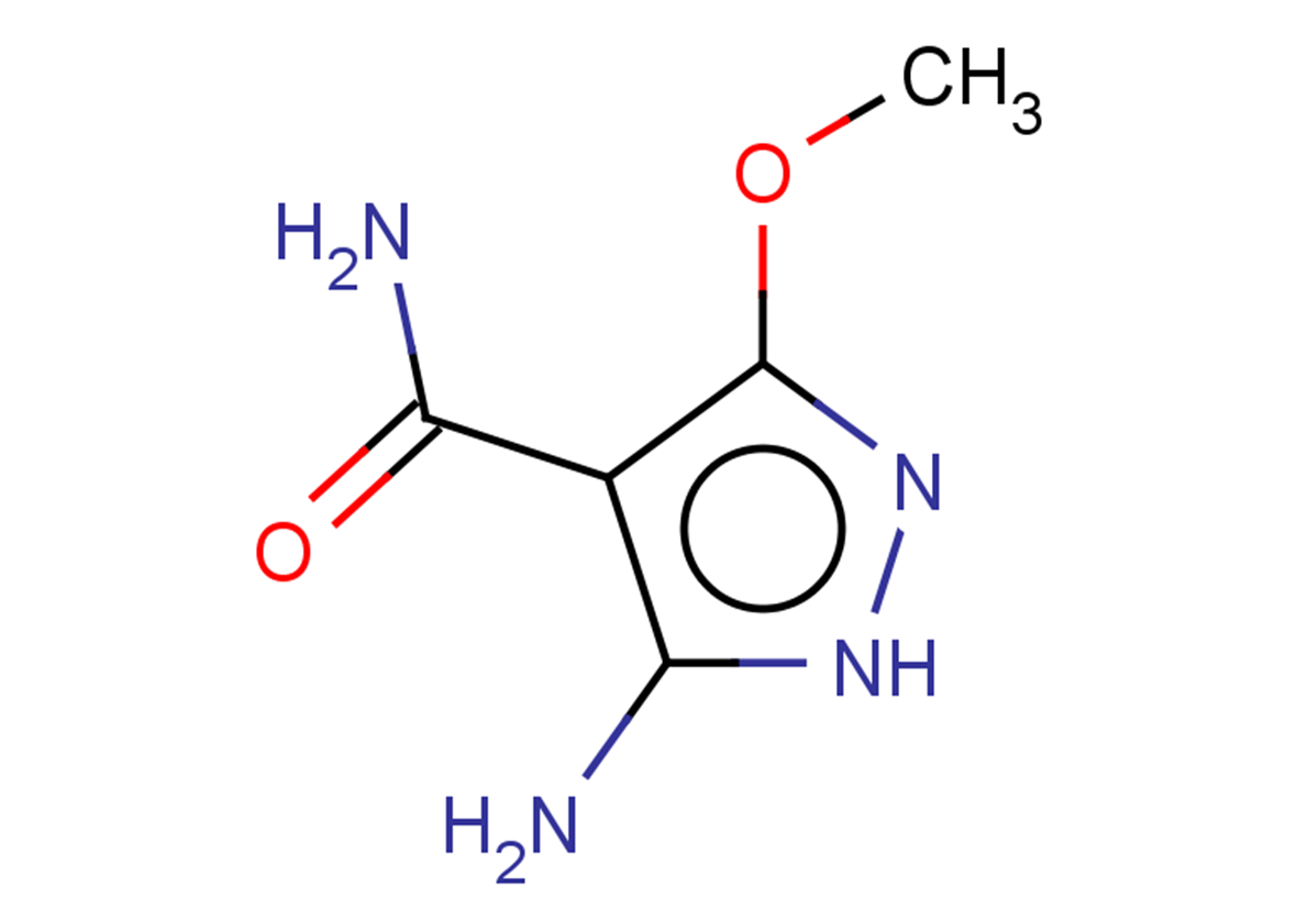 5-amino-3-methoxy-1H-pyrazole-4-carboxamide