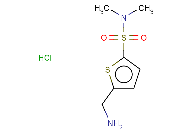 5-(aminomethyl)-N,N-dimethylthiophene-2-sulfonamide hydrochloride