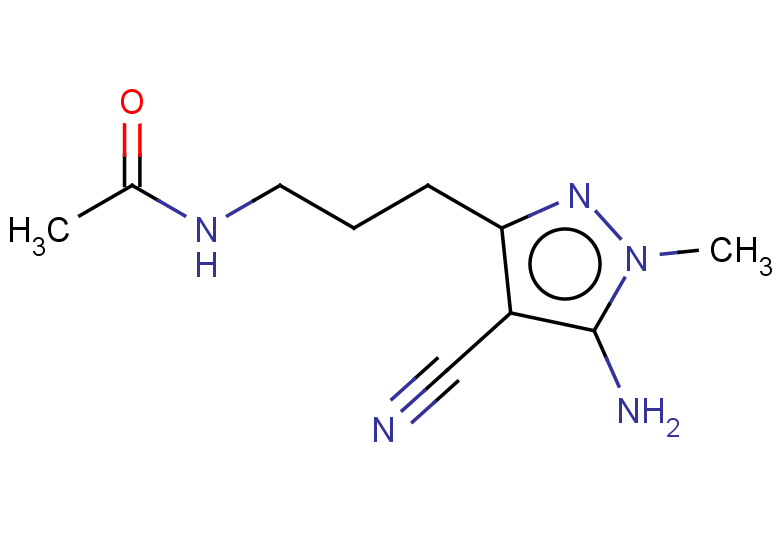 N-[3-(5-amino-4-cyano-1-methyl-1H-pyrazol-3-yl)propyl]acetamide