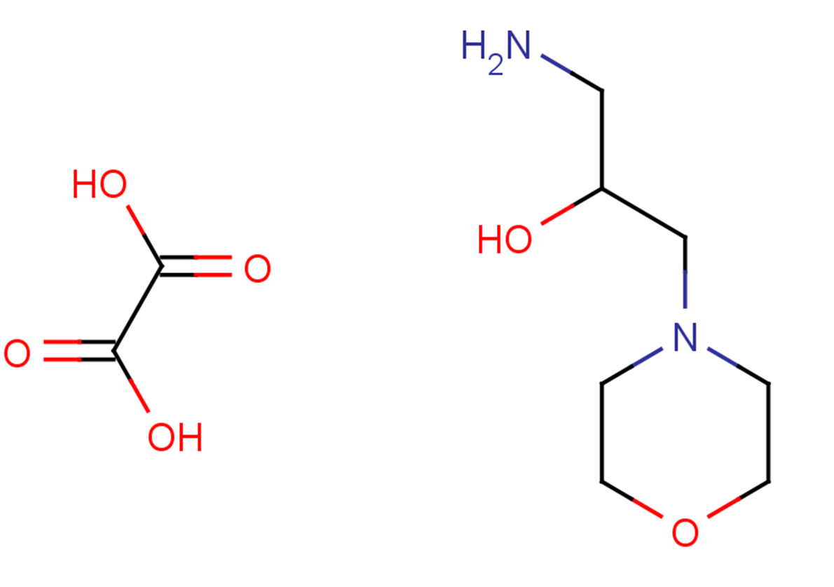 1-amino-3-(morpholin-4-yl)propan-2-ol, oxalic acid