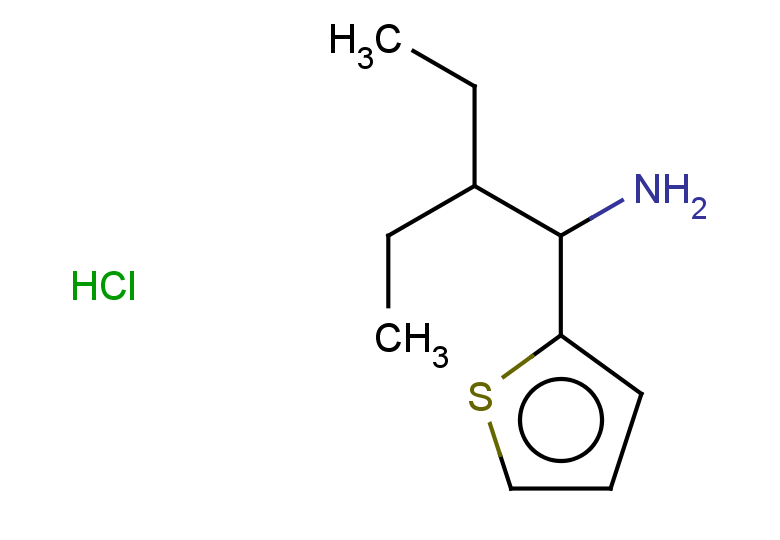 2-(1-amino-2-ethylbutyl)thiophene hydrochloride