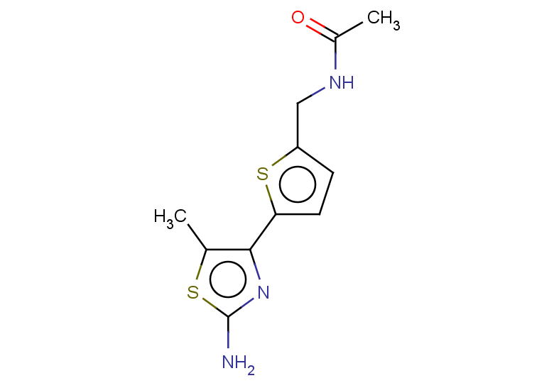 N-{[5-(2-amino-5-methyl-1,3-thiazol-4-yl)thiophen-2-yl]methyl}acetamide
