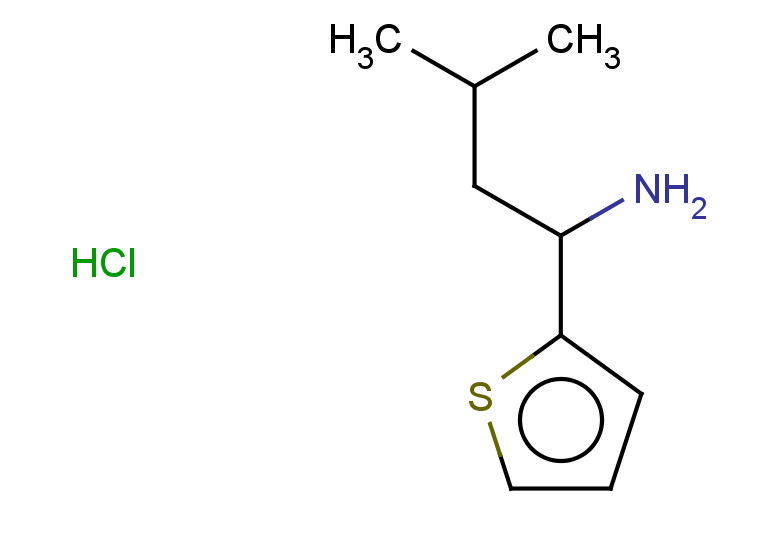 3-methyl-1-(thiophen-2-yl)butan-1-amine hydrochloride